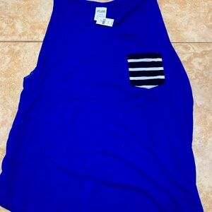 Pink by Victoria’s Secret, Royal blue tank top women’s medium new with tags